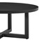 Armen Living Argiope Outdoor Patio Round Coffee Table in Black Aluminum 840254332553 - alternate 7